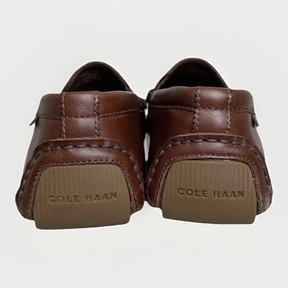 Cole Haan Grand+ Venetian Drivers Men\'s Size 9.5 Leather Loafers Brown *SCUFFED* main image 4